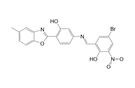 2-[4-(5-Bromo-2-hydroxy-3-nitrobenzylideneamino)-2-hydroxyphenyl]-5-methylbenzoxazole