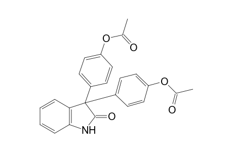 3,3-bis(p-hydroxyphenyl)-2-indolinone, diacetate (ester)