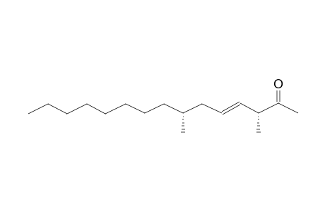 (3S,7S,4E/Z)-3,7-DIMETHYL-4-PENTADECEN-2-ONE