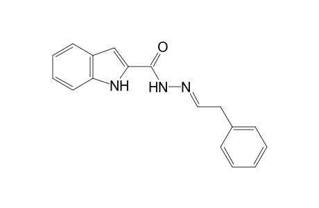 indole-2-carboxylic acid, phenethylidenehydrazide