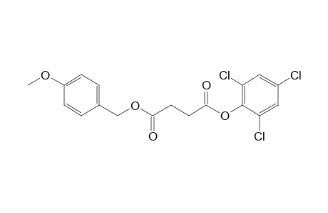 Succinic acid, 2,4,6-trichlorophenyl 4-methoxybenzyl ester