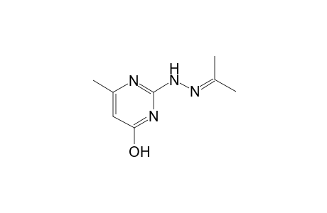 Acetone (4-hydroxy-6-methyl-2-pyrimidinyl)hydrazone