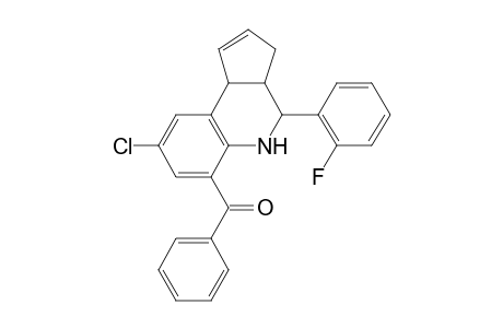 [8-chloranyl-4-(2-fluorophenyl)-3a,4,5,9b-tetrahydro-3H-cyclopenta[c]quinolin-6-yl]-phenyl-methanone