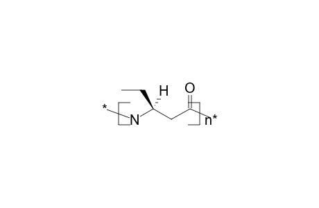 Poly[(-)-s-beta-aminopentanoic acid]