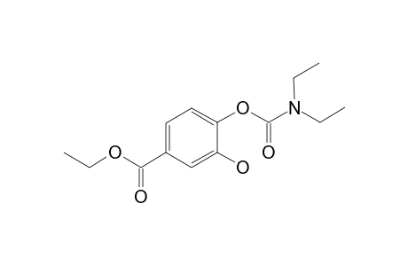 Ethyl 4-((diethylcarbamoyl)oxy)-3-hydroxybenzoate