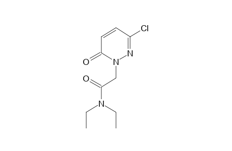 3-chloro-N,N-diethyl-6-oxo-1(6H)-pyridazineacetamide