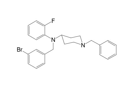 1-Benzyl-N-(3-bromobenzyl)-N-(2-fluorophenyl)piperidin-4-amine