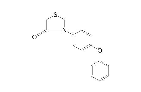 3-(p-PHENOXYPHENYL)-4-THIAZOLIDINONE