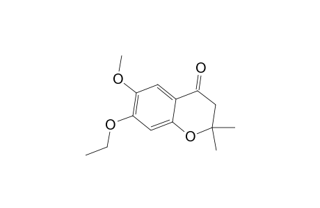 2,2-Dimethyl-7-ethoxy-6-methoxy-4-chromanone