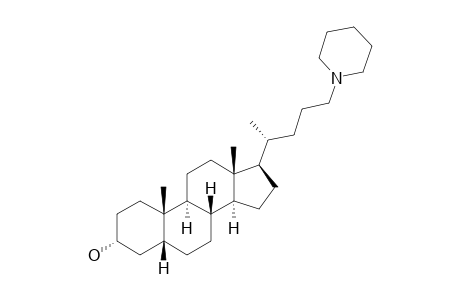 (3R,5R,8R,9S,10S,13R,14S,17R)-10,13-dimethyl-17-[(1R)-1-methyl-4-(1-piperidyl)butyl]-2,3,4,5,6,7,8,9,11,12,14,15,16,17-tetradecahydro-1H-cyclopenta[a]phenanthren-3-ol