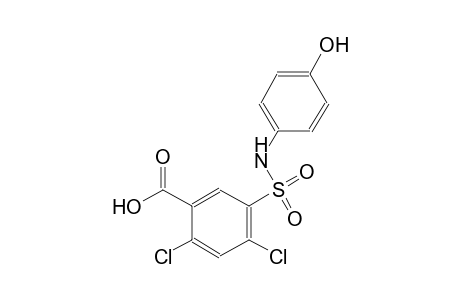 benzoic acid, 2,4-dichloro-5-[[(4-hydroxyphenyl)amino]sulfonyl]-