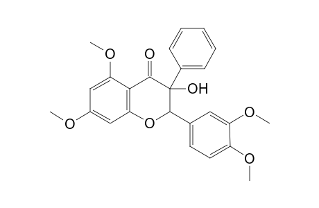 4H-1-Benzopyran-4-one, 2-(3,4-dimethoxyphenyl)-2,3-dihydro-3-hydroxy-5,7-dimethoxy-3-phenyl-