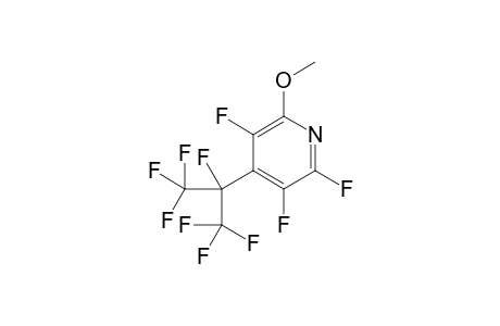 2,3,5-Trifluoro-6-methoxy-4-(1,2,2,2-tetrafluoro-1-trifluoromethyl-ethyl)-pyridine