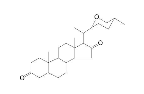 Cholestan-22(26)-isoepoxy-3,16-dione