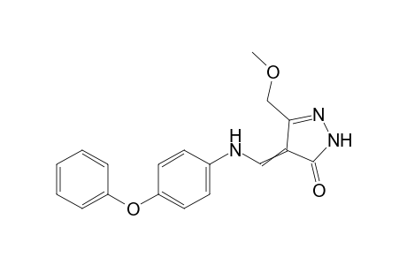 3-(methoxymethyl)-4-[(p-phenoxyanilino)methylene]-2-pyrazolin-5-one