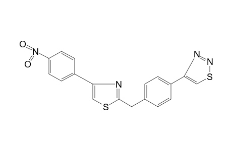 4-{alpha-[4-(p-nitrophenyl)-2-thiazolyl]-p-tolyl}-1,2,3-thiadiazole