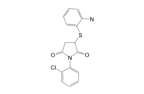 2-[(o-aminophenyl)thio]-N-(o-chlorophenyl)succinimide