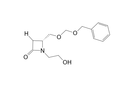 (R)-4-[(Benzyloxymethoxy)methyl]-1-(2'-hydroxyethyl)azetidin-2-one