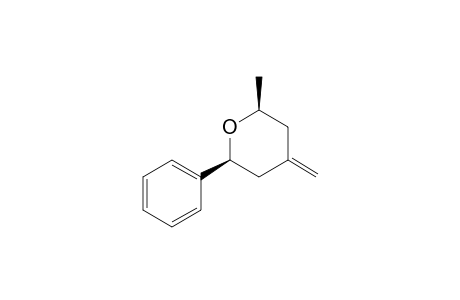 (2RS,6RS)-2-METHYL-4-METHYLENE-6-PHENYL-TETRAHYDROPYRAN