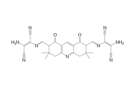 2,7-Di(maleonitrilformalidino)-3,3,6,6-tetramethyl-3,4,5,6-tetrahydro-1,8(2H,7H)acridinedione