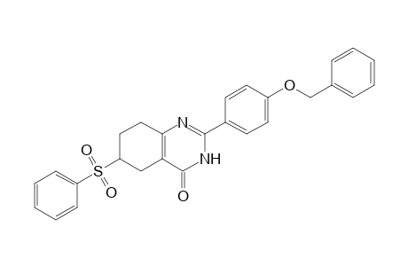 2-[(PARA-BENZYLOXY)-PHENYL]-6-(PHENYLSULFONYL)-5,6,7,8-TETRAHYDRO-3H-QUINAZOLIN-4-ONE