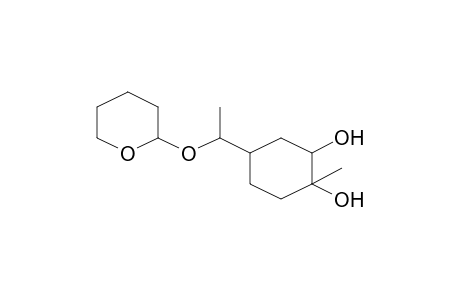 Ethane, 1-(3,4-dihydroxy-4-methylcyclohexyl)-1-(tetrahydropyran-2-yloxy)-