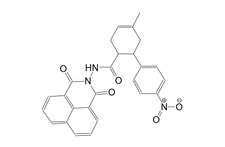 N-(1,3-dioxo-1H-benzo[de]isoquinolin-2(3H)-yl)-4-methyl-6-(4-nitrophenyl)-3-cyclohexene-1-carboxamide