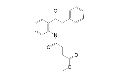 Butanoic acid, 4-oxo-4-[[2-(2-phenylacetyl)phenyl]amino]-, methyl ester