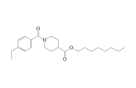 Isonipecotic acid, N-(4-ethylbenzoyl)-, octyl ester