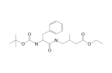 Butanoic acid, (3rs)-4-[(T-butoxycarbonyl-(S)-phenylalanyl)amino]-3-methyl-, ethyl ester