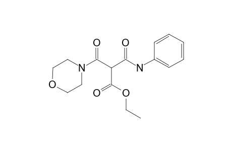 Ethyl (morpholinocarbonyl)(N-phenylcarbamoyl)acetate