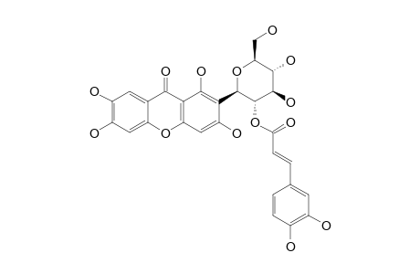 2-(2'-O-TRANS-CAFFEOYL)-C-BETA-D-GLUCOPYRANOSYL-1,3,6,7-TETRAHYDROXYXANTHONE