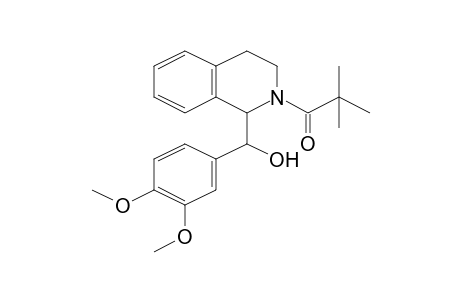 1-Isoquinolinemethanol, .alpha.-(3,4-dimethoxyphenyl)-2-(2,2-dimethyl-1-oxopropyl)-1,2,3,4-tetrahydro-, (R*,S*)-(.+-.)-