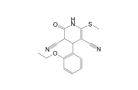 3,5-pyridinedicarbonitrile, 4-(2-ethoxyphenyl)-1,2,3,4-tetrahydro-6-(methylthio)-2-oxo-