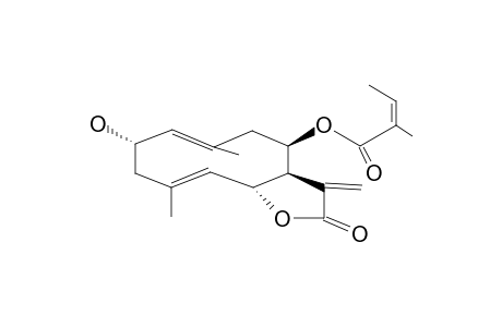 EUPATOLIDE,2-A-HYDROXY,8-ANGELATE=COSTUNOLIDE,8-B-ANGELOYLOXY-2-A-HYDROXY-A