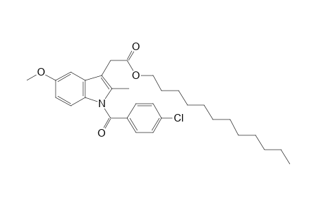 Indomethacin, dodecyl ester