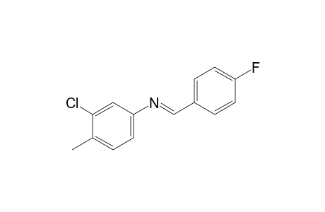 3-chloro-N-(p-fluorobenzylidene)-p-toluidine