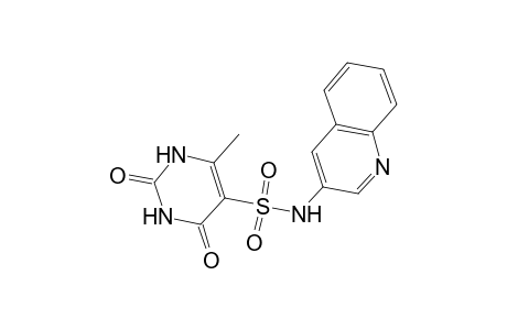 6-methyl-2,4-dioxo-N-(3-quinolinyl)-1,2,3,4-tetrahydro-5-pyrimidinesulfonamide