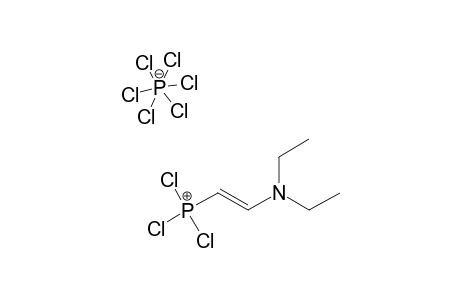 (E)-VINYL-DIETHYLAMINE-TRICHLOROPHOSPHONIUM-HEXACHLOROPHOSPHORATE