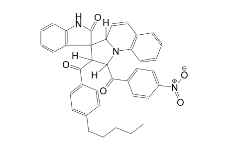 (1'S,2'S,3R,3a'R)-1'-(4-nitrobenzoyl)-2'-(4-pentylbenzoyl)-2',3a'-dihydro-1'H-spiro[indoline-3,3'-pyrrolo[1,2-a]quinolin]-2-one