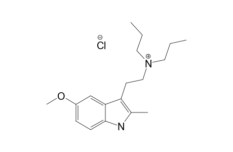 3-[2-(dipropylamino)ethyl]-5-methoxy-2-methylindole, monohydrochloride