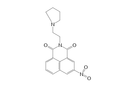 3-nitro-N-[2-(1-pyrrolidinyl)ethyl]naphthalimide