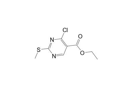 4-chloro-2-(methylthio)-5-pyrimidinecarboxylic acid, ethyl ester