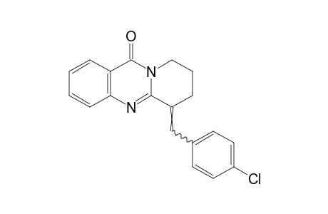 6-(p-chlorobenzylidene)-6,7,8,9-tetrahydro-11H-pyrido[2,1-b]quinazolin-11-one