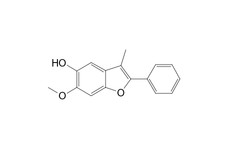 5-Hydroxy-6-methoxy-3-methyl-2-phenyl-benzofuran