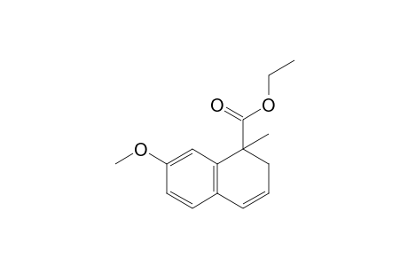 1,2-Dihydro-7-methoxy-1-methyl-1-naphthalenecarboxylic acid ethyl ester