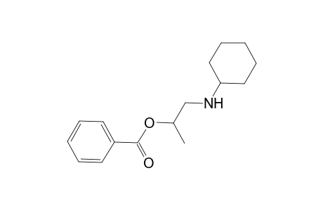 2-(Cyclohexylamino)-1-methylethyl benzoate