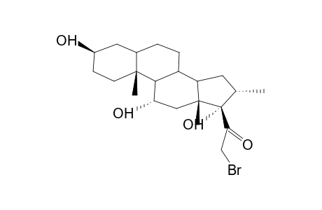 21-BrOMO-3-BETA,11-ALPHA,17-ALPHA-TRIHYDROXY-16-ALPHA-METHYL-5-ALPHA-PREGNAN-20-ONE