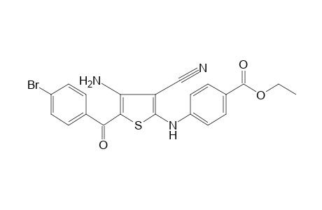 p-{[4-amino-5-(p-bromobenzoyl)-3-cyano-2-thienyl]amino}benzoic acid, ethyl ester