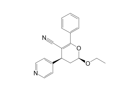 (2S*,4R*)-(+/-)-2-ETHOXY-6-PHENYL-4-(4-PYRIDYL)-3,4-DIHYDRO-2H-PYRAN-5-CARBONITRILE